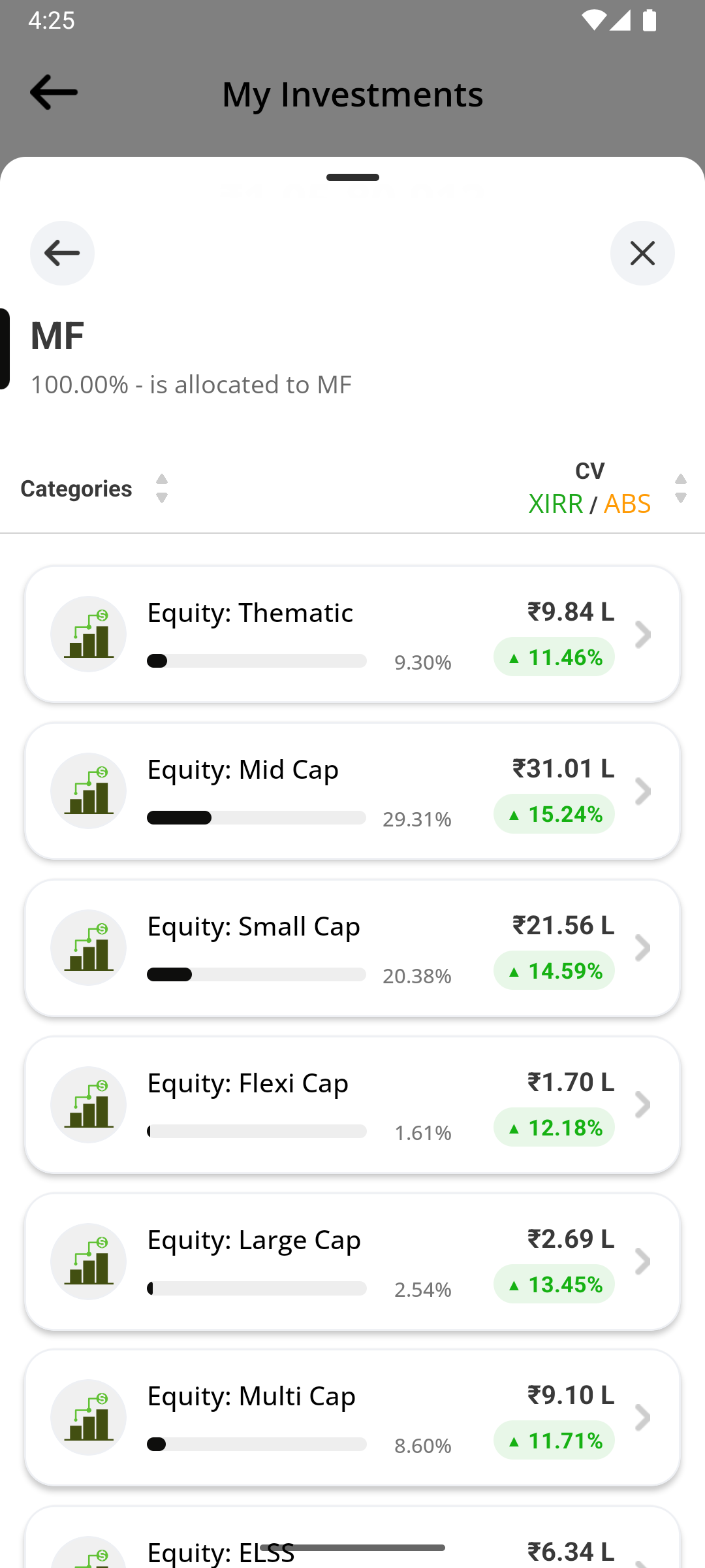 Muvesta Capital Android app screenshot 2